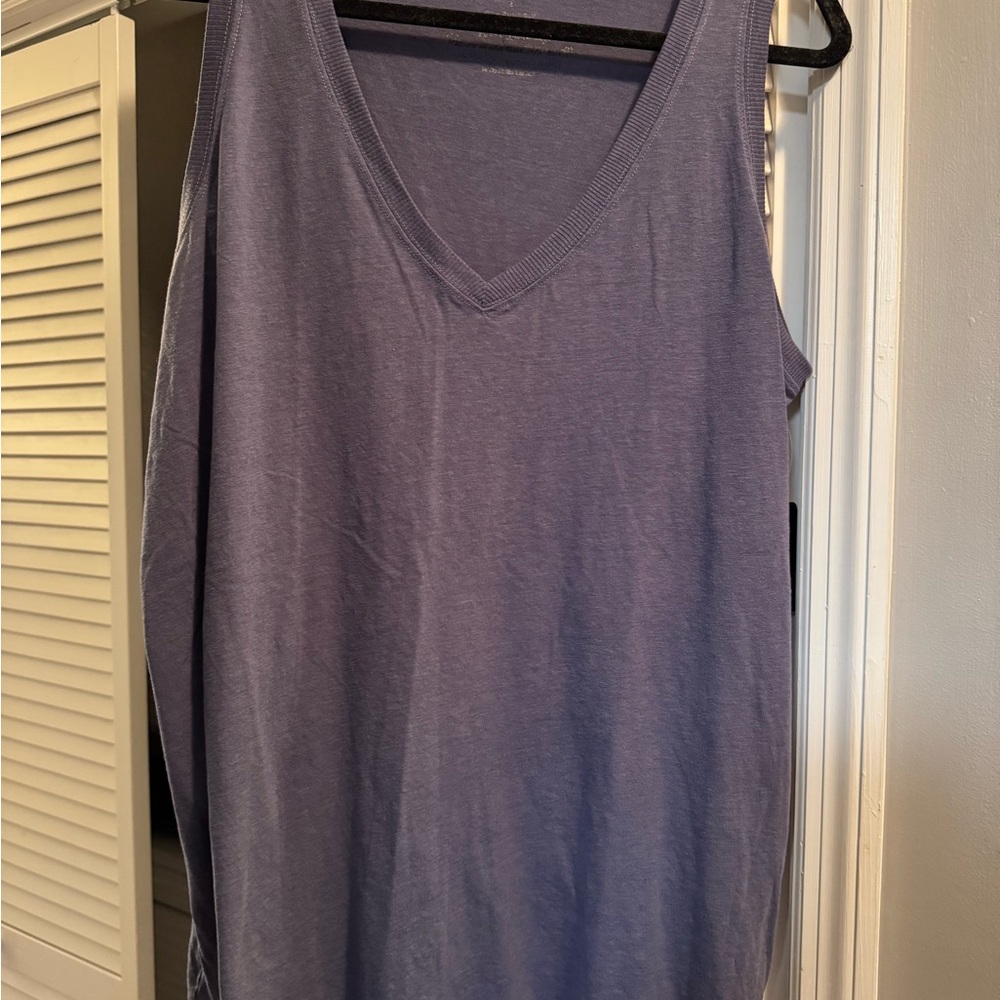 Women's Sleeveless Top in Blue/purple